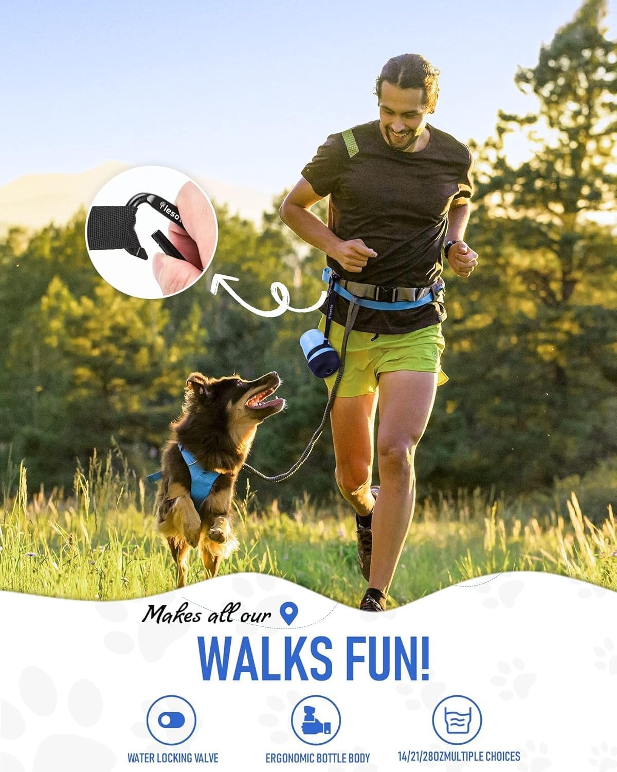 HydroPup™ – Portable Dog Water Bottle By – BERZ